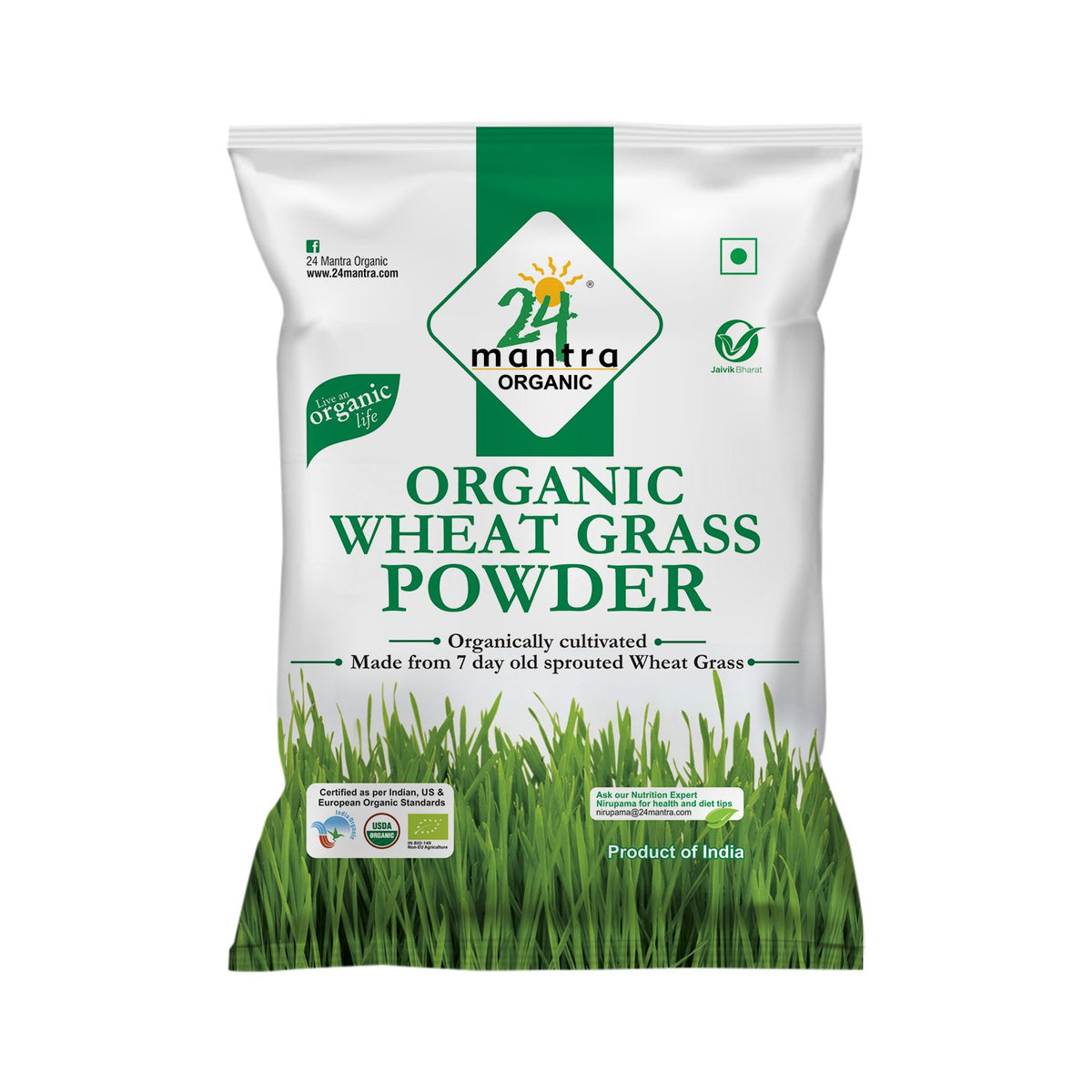 Organic Wheatgrass Powder  (100G)