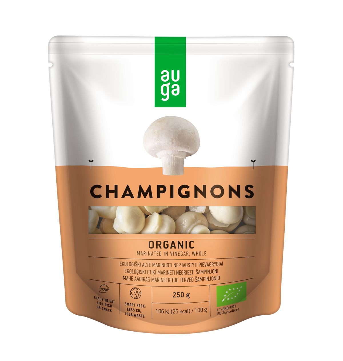 Organic Champignons Marinated Whole (250G)