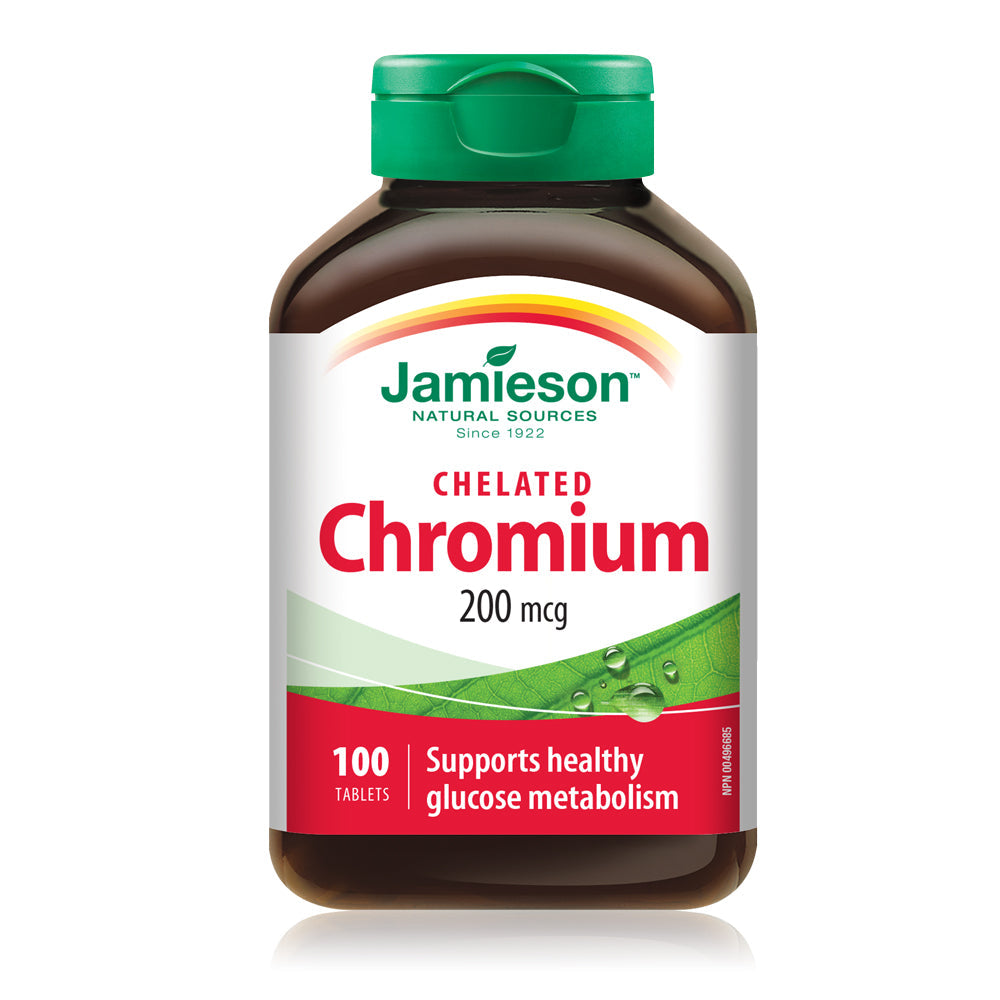 Jamieson Chelated Chromium 200 mcg